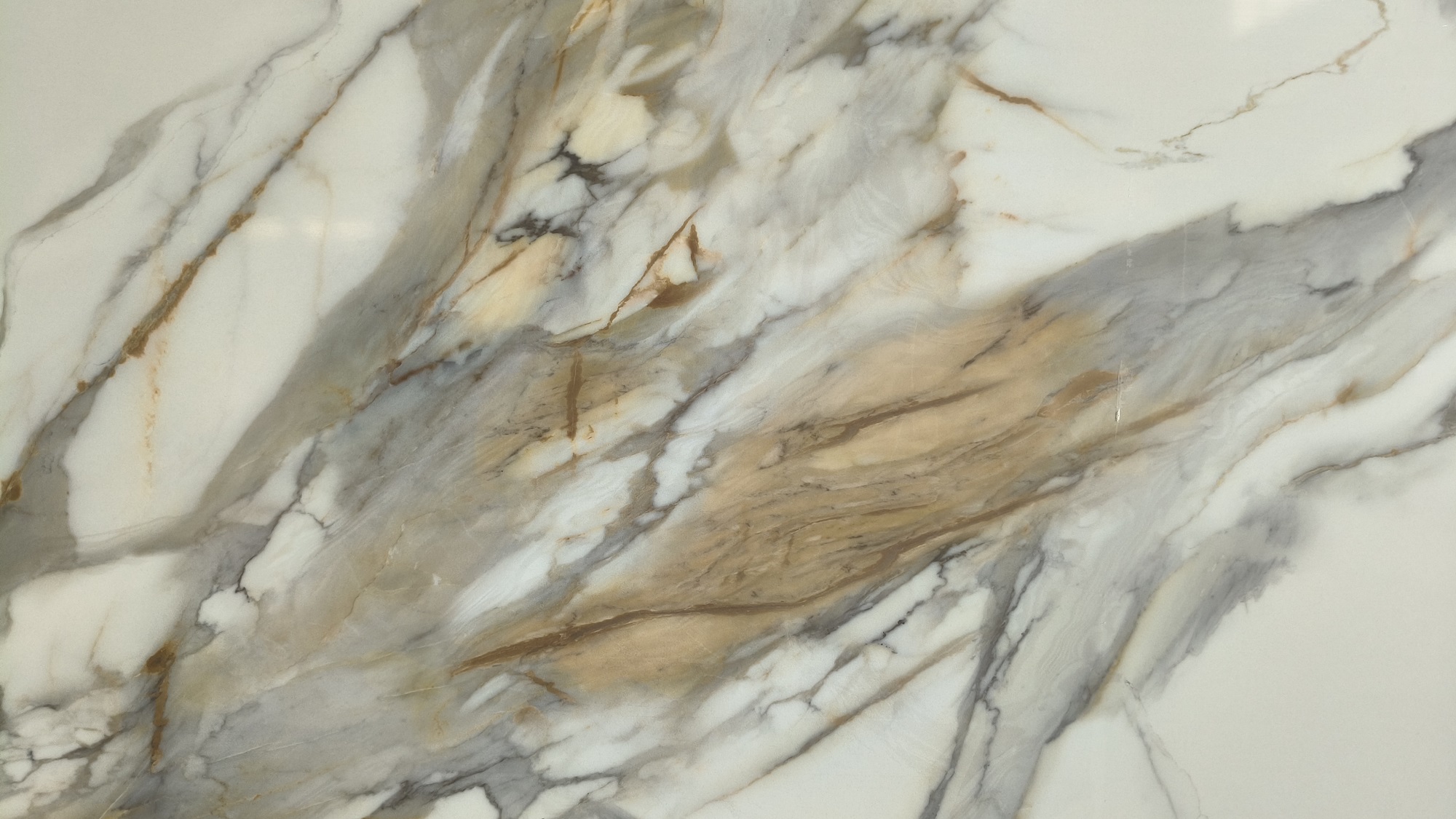 3D printed quartz slab
